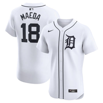 Kenta Maeda Detroit Tigers white Elite jersey