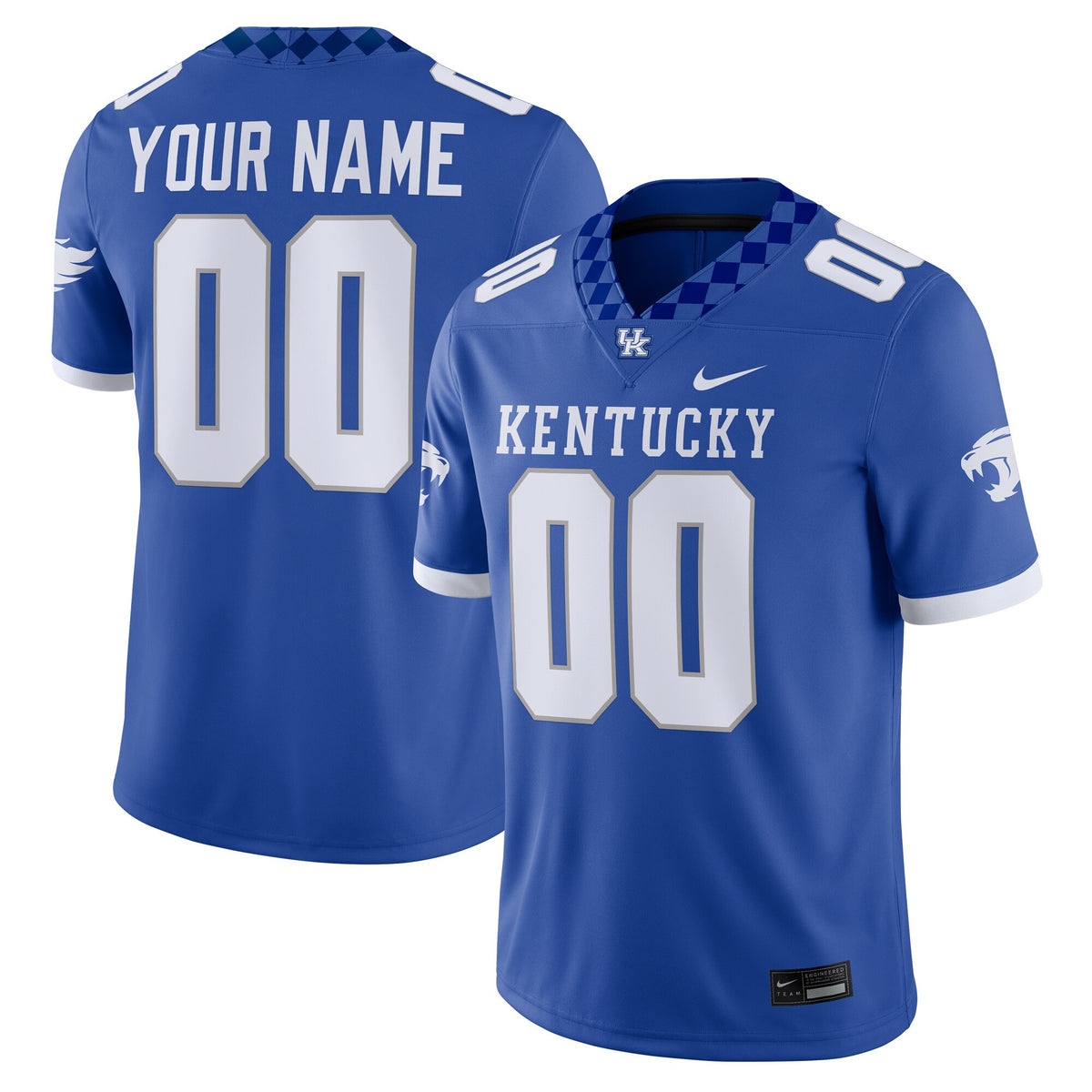 Custom Kentucky Wildcats royal jersey