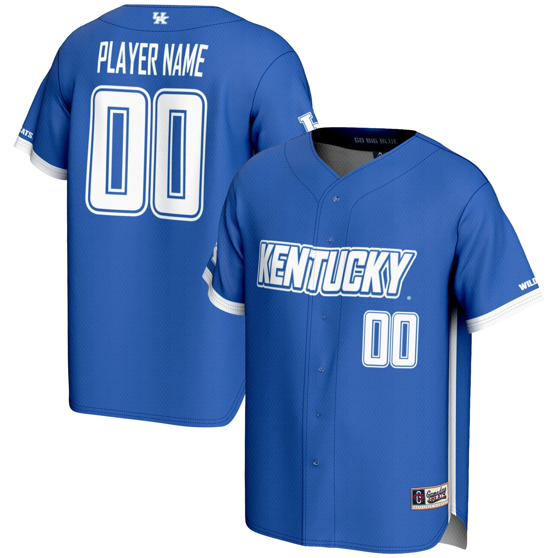 Kentucky Wildcats royal jersey