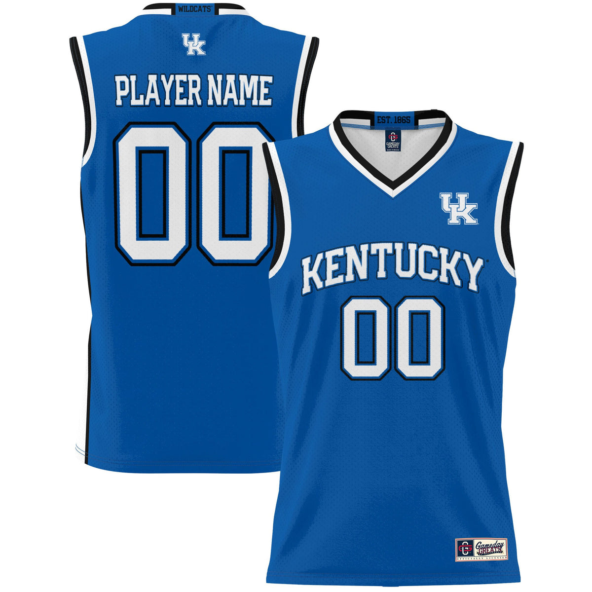 Kentucky Wildcats blue jersey