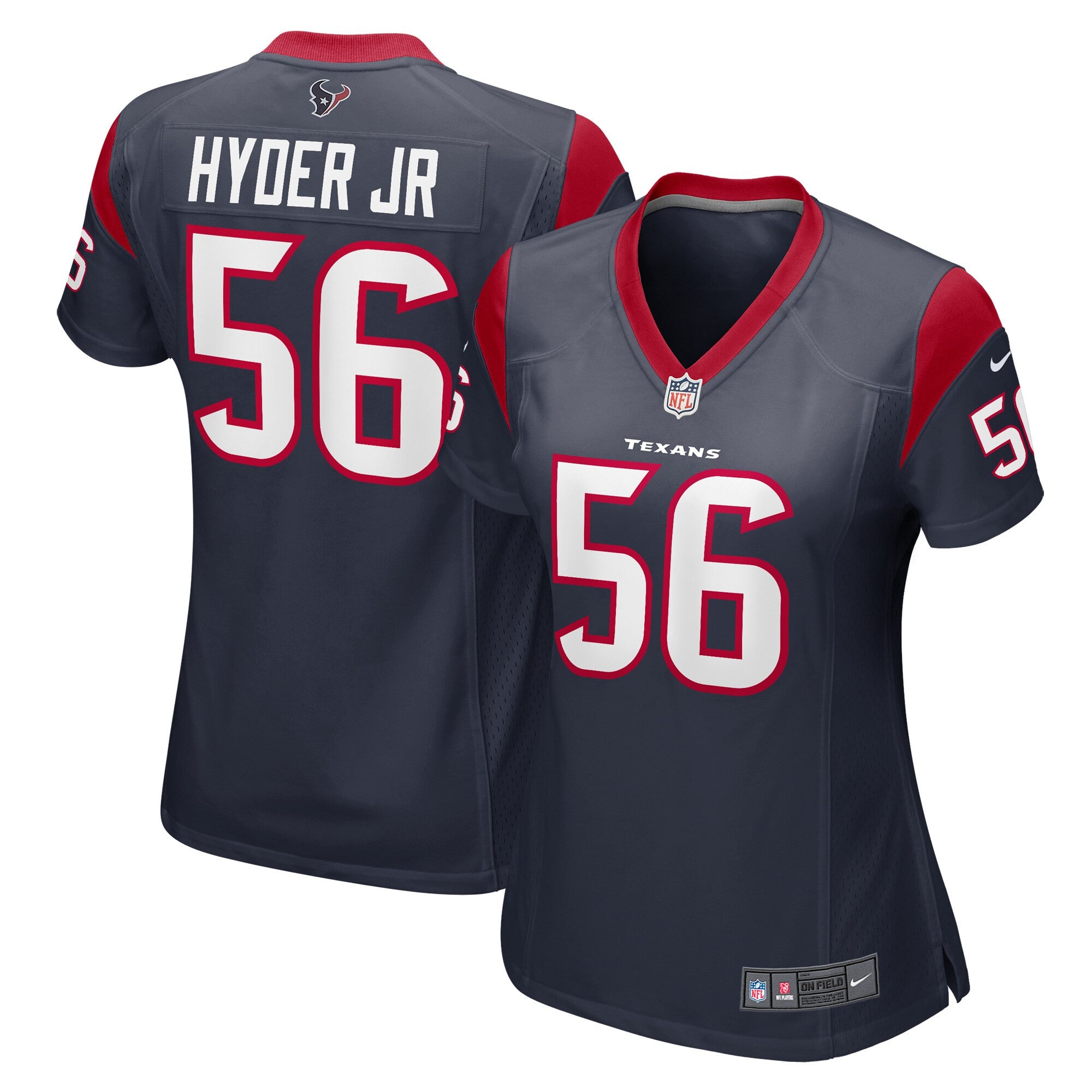 Kerry Hyder Jr Houston Texans navy jersey