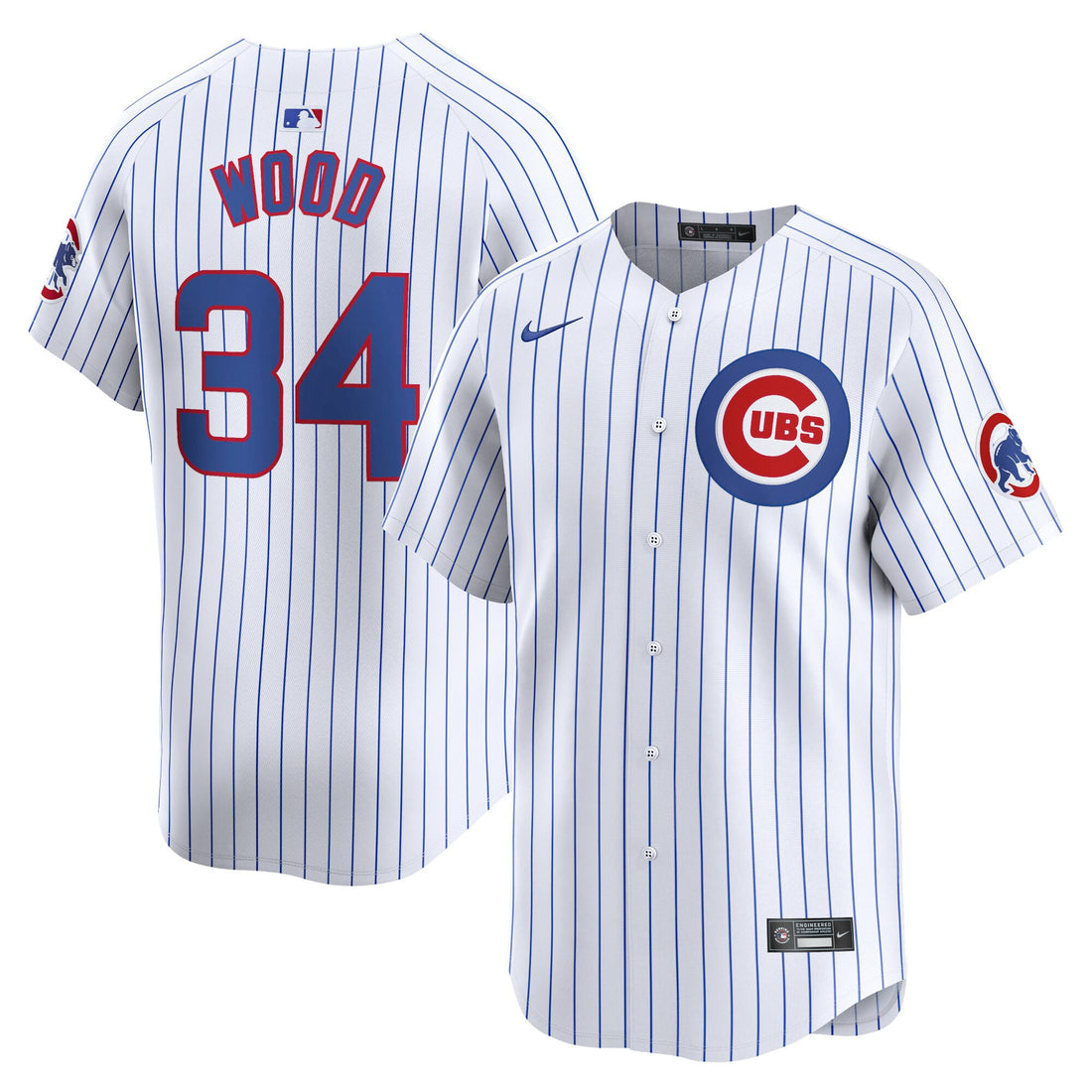 Kerry Wood Chicago Cubs white Limited jersey