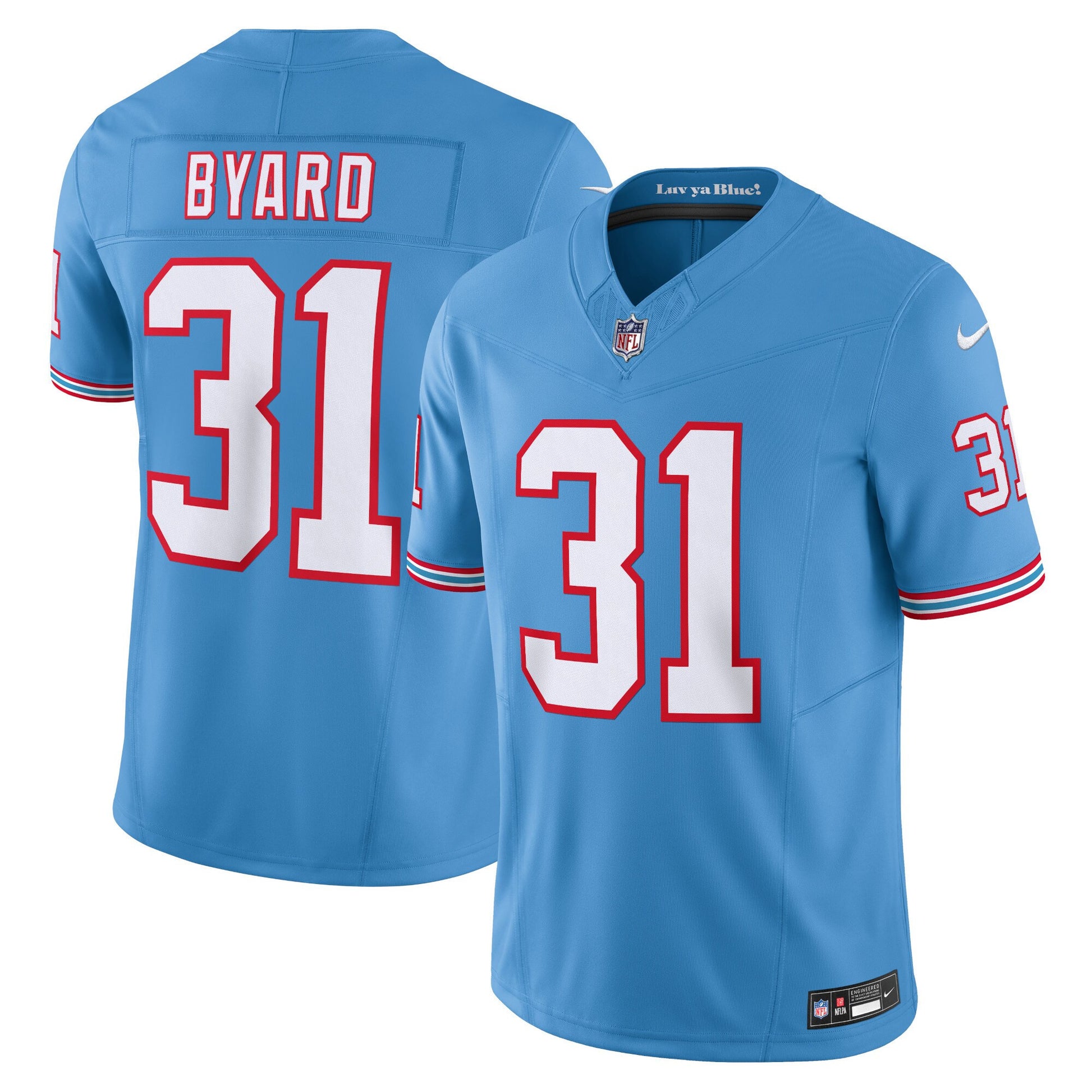 Kevin Byard Tennessee Titans blue Vapor jersey