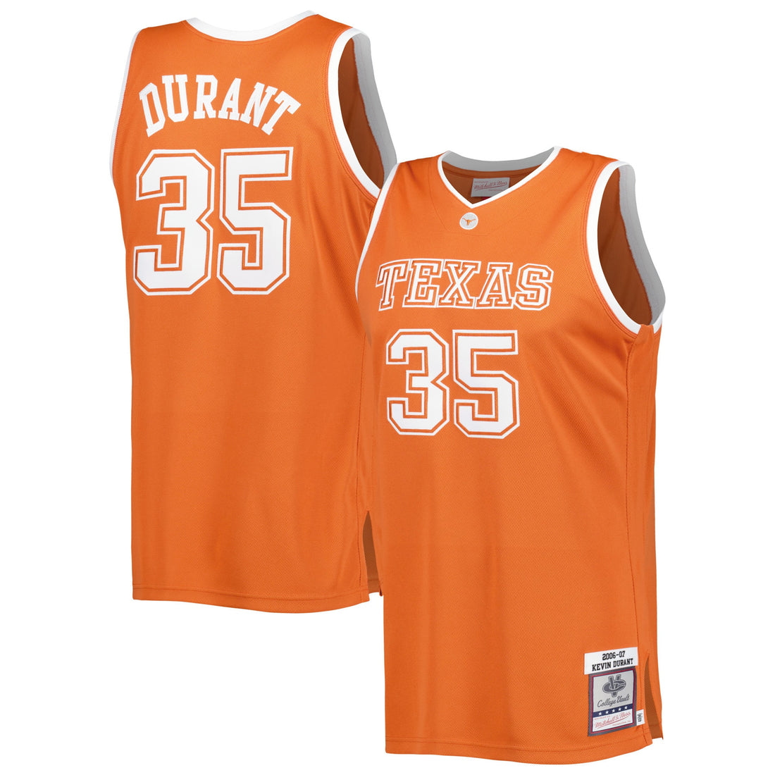 Kevin Durant Texas Longhorns orange Throwback jersey