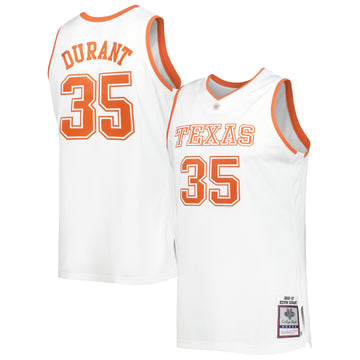 Kevin Durant Texas Longhorns white Throwback jersey