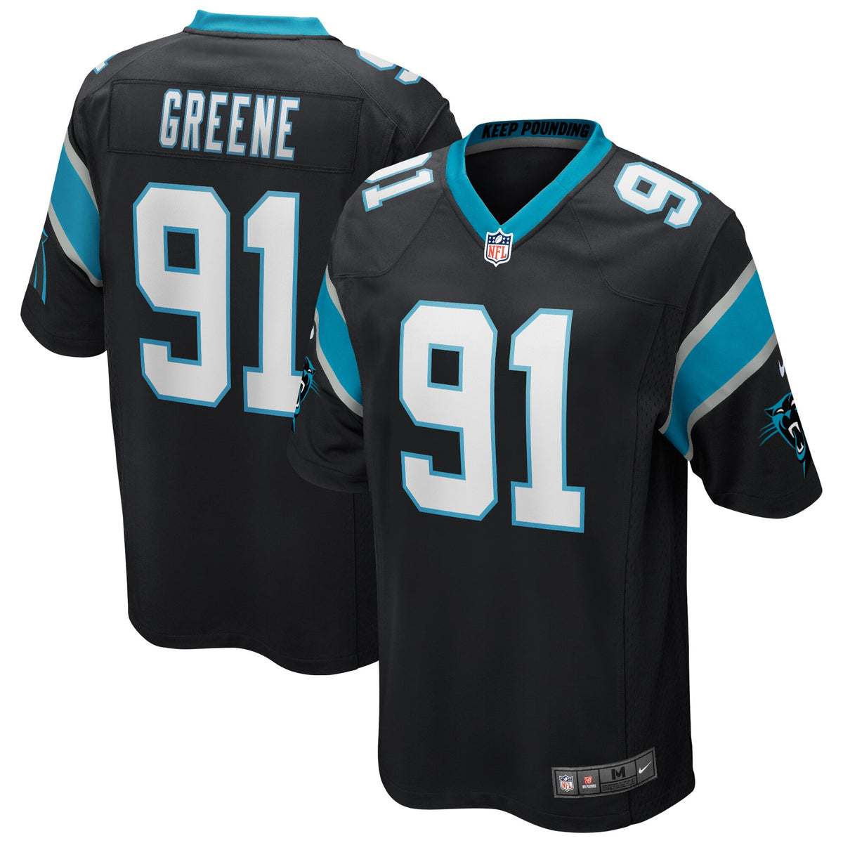 Kevin Greene Carolina Panthers black Game jersey