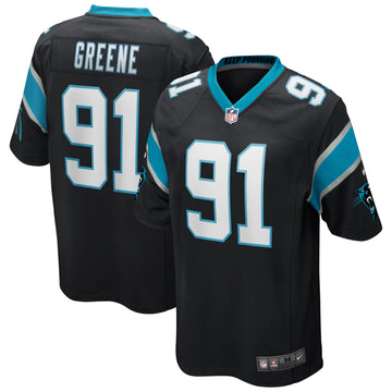 Kevin Greene Carolina Panthers black Game jersey