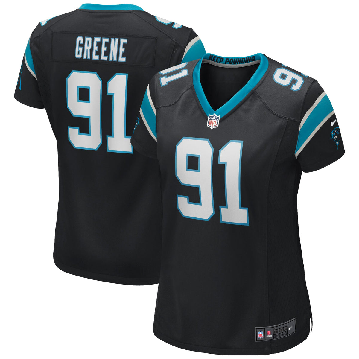 Kevin Greene Carolina Panthers black Game jersey