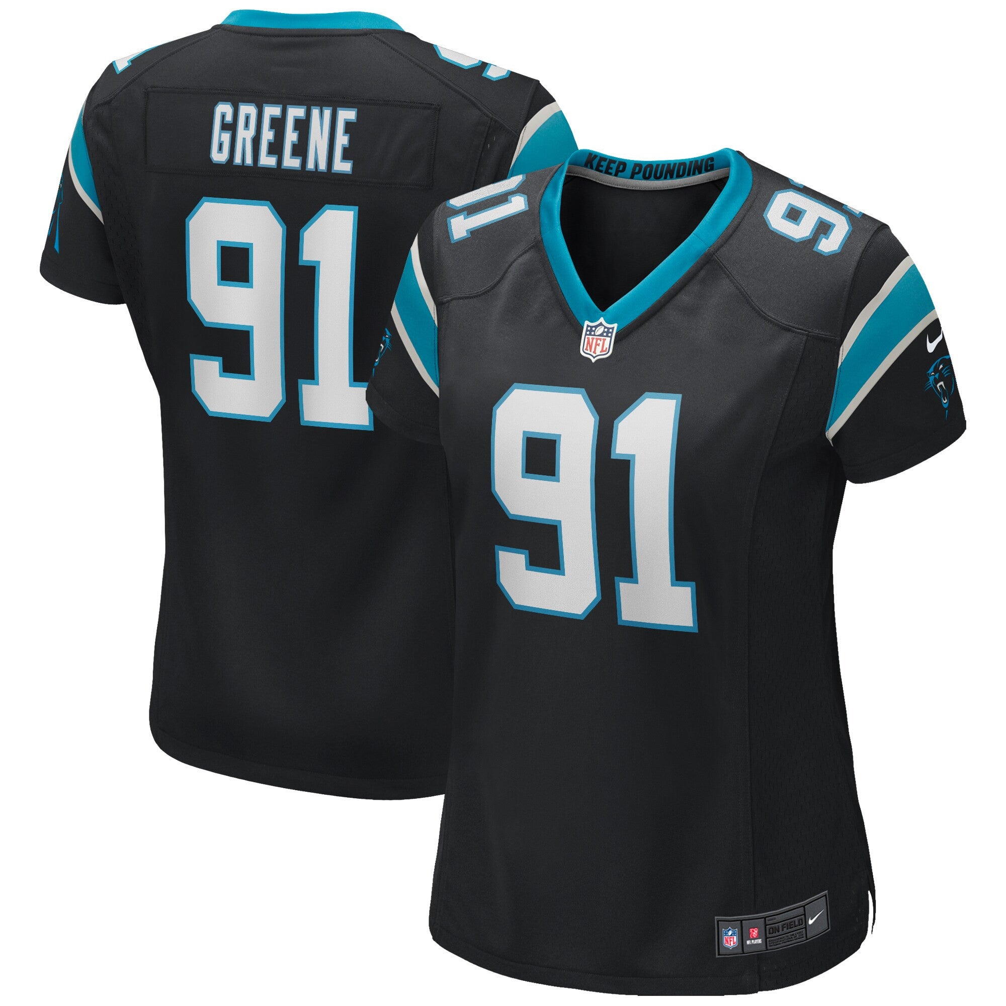 Kevin Greene Carolina Panthers black Game jersey