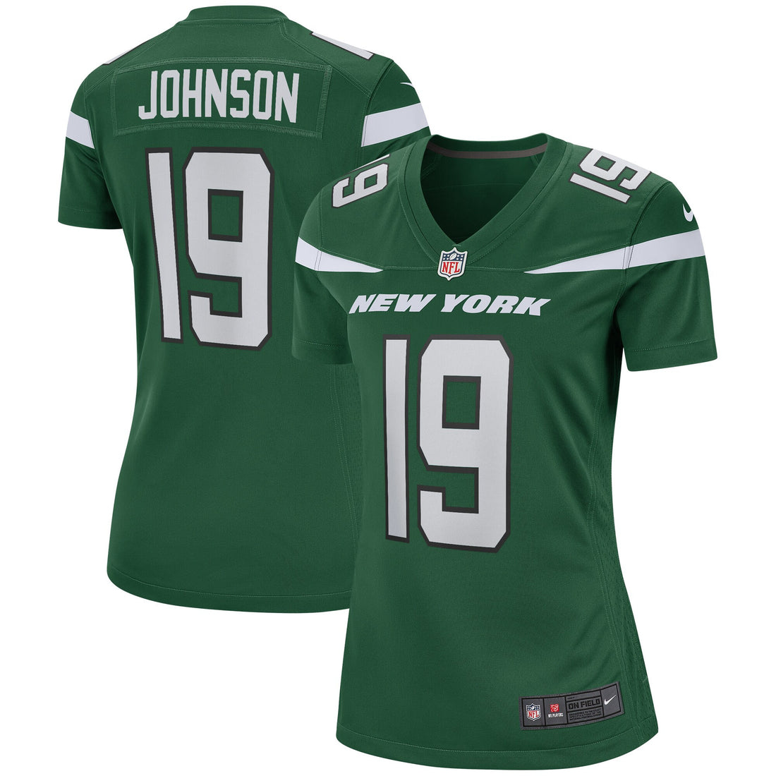 Keyshawn Johnson New York Jets green Game jersey