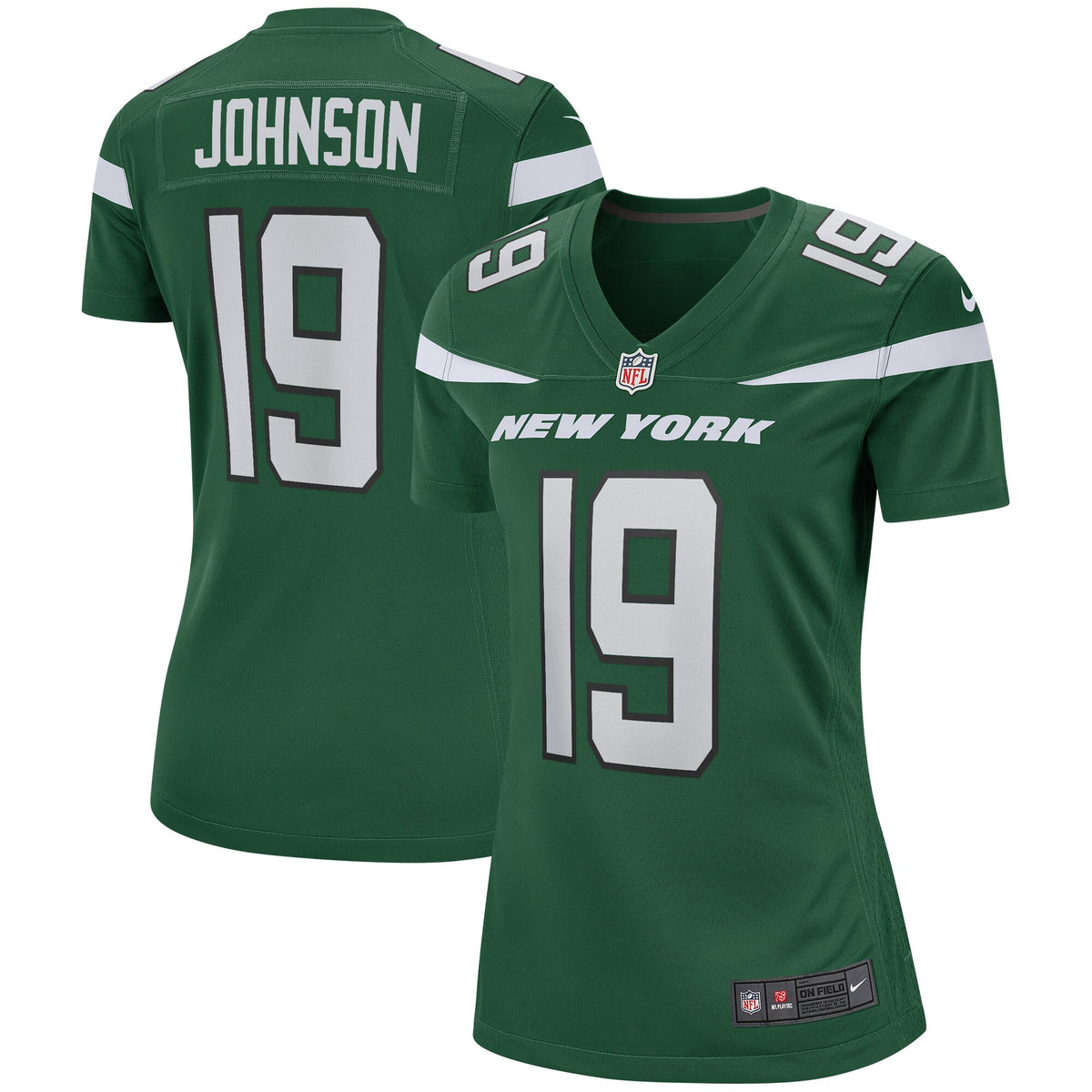 Keyshawn Johnson New York Jets green Game jersey
