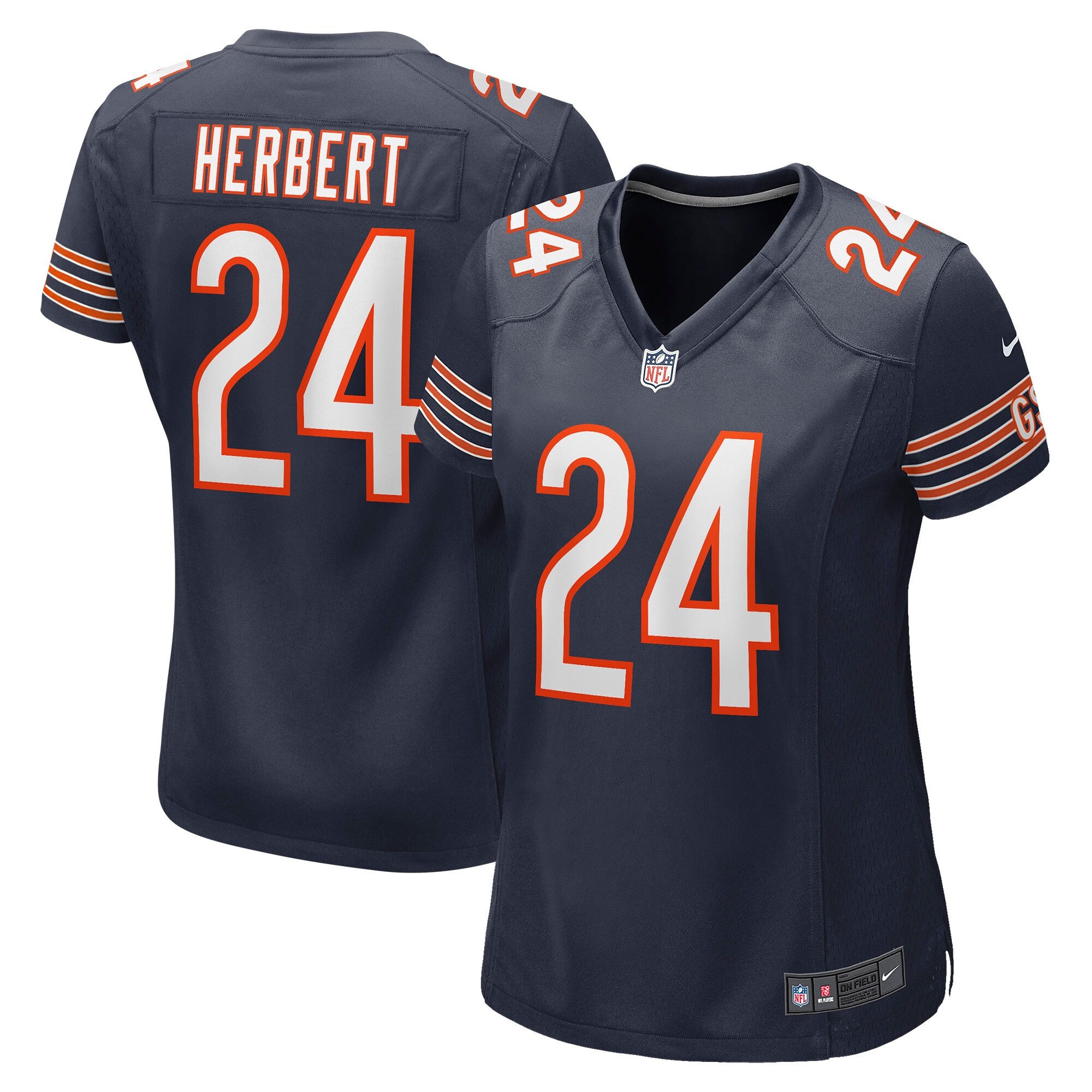 Khalil Herbert Chicago Bears navy jersey