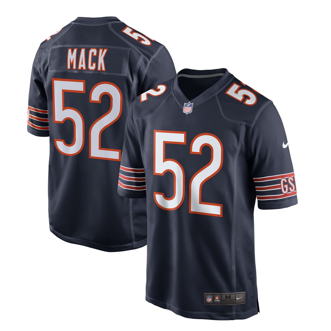 Khalil Mack Chicago Bears navy Game jersey