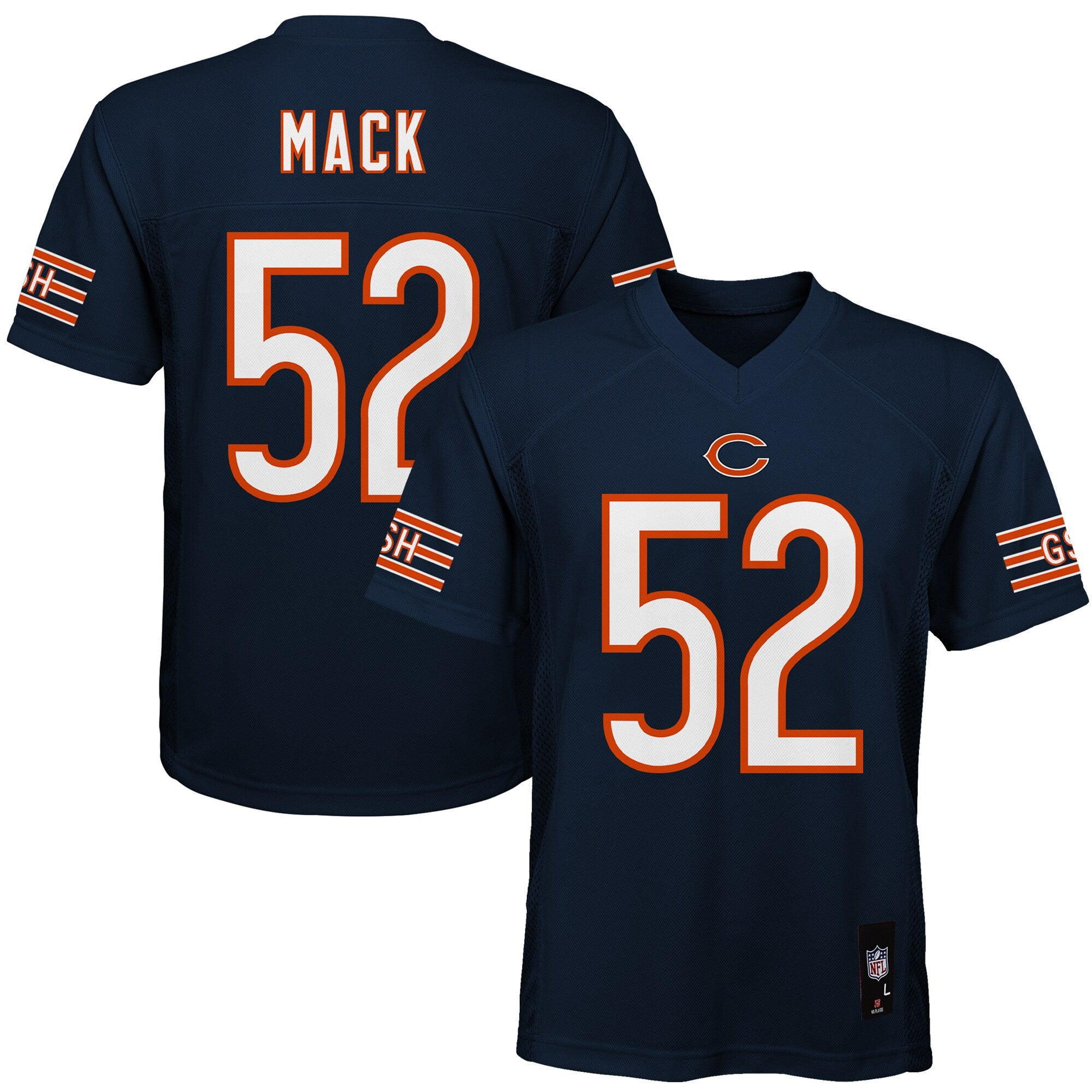 Khalil Mack Chicago Bears navy jersey