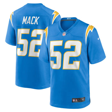 Khalil Mack Los Angeles Chargers blue jersey