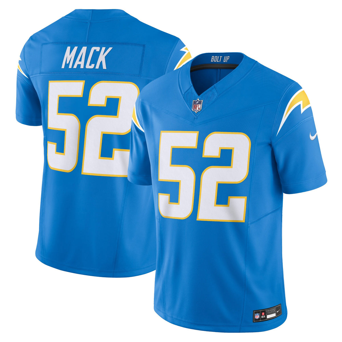 Khalil Mack Los Angeles Chargers blue Vapor jersey