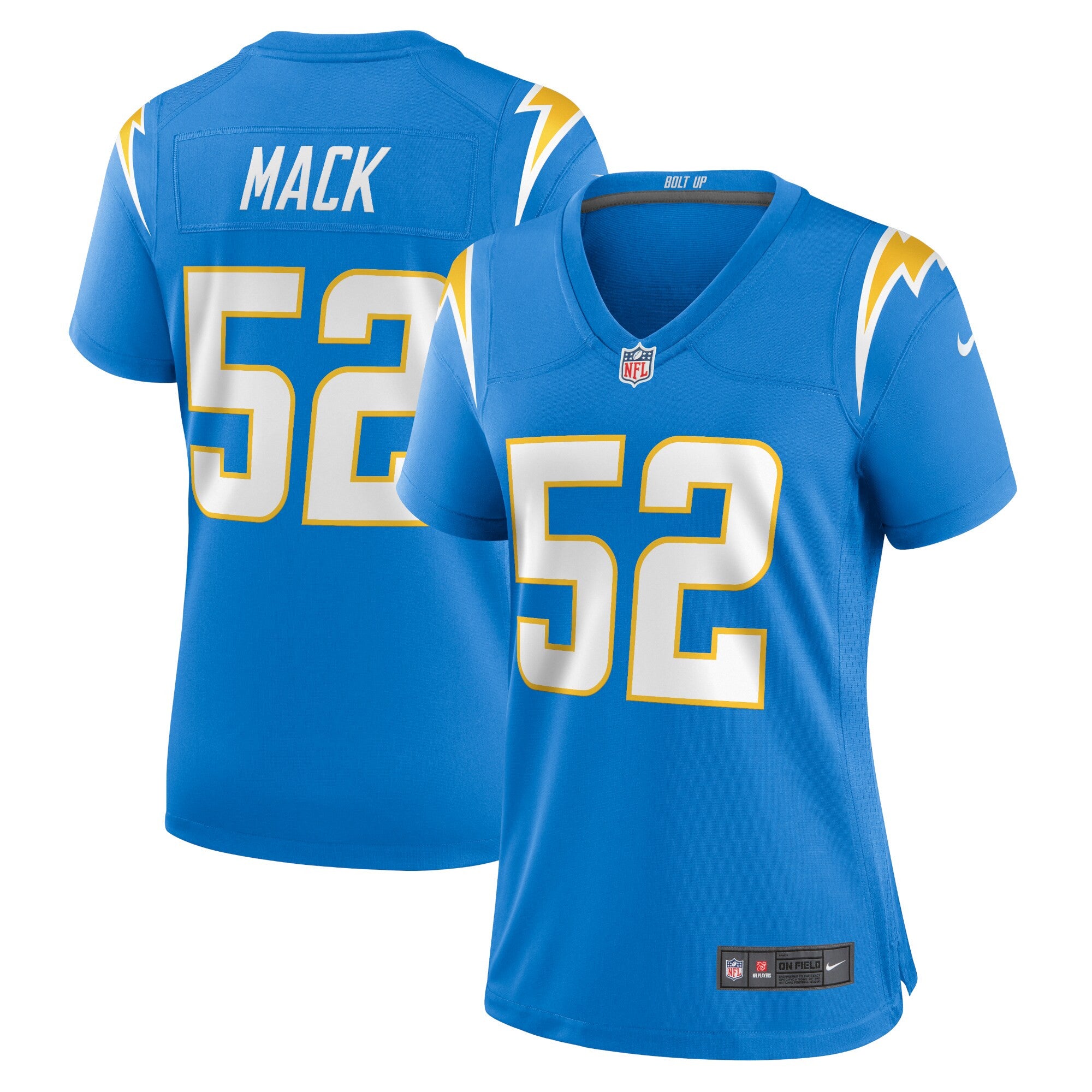Khalil Mack Los Angeles Chargers blue jersey