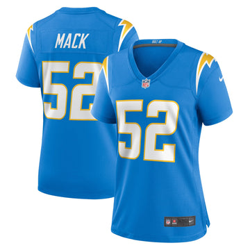 Khalil Mack Los Angeles Chargers blue jersey