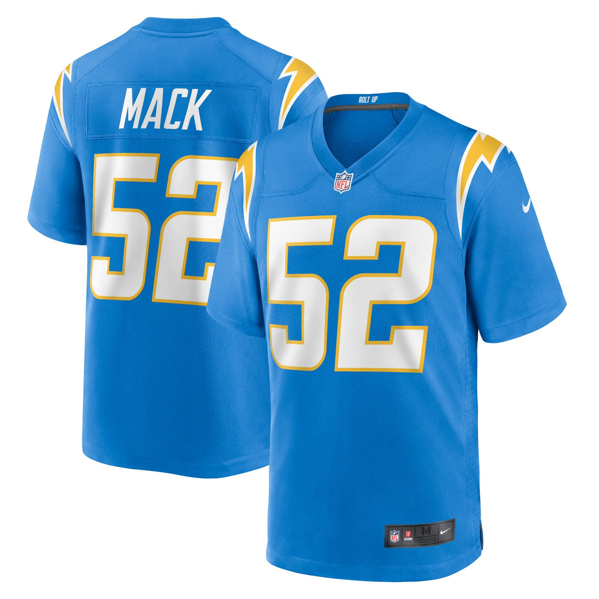 Khalil Mack Los Angeles Chargers blue jersey