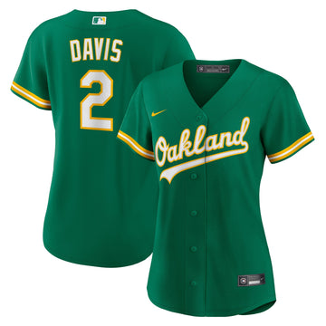 Khris Davis Oakland Athletics green Alternate jersey