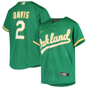 Khris Davis Oakland Athletics green Alternate jersey
