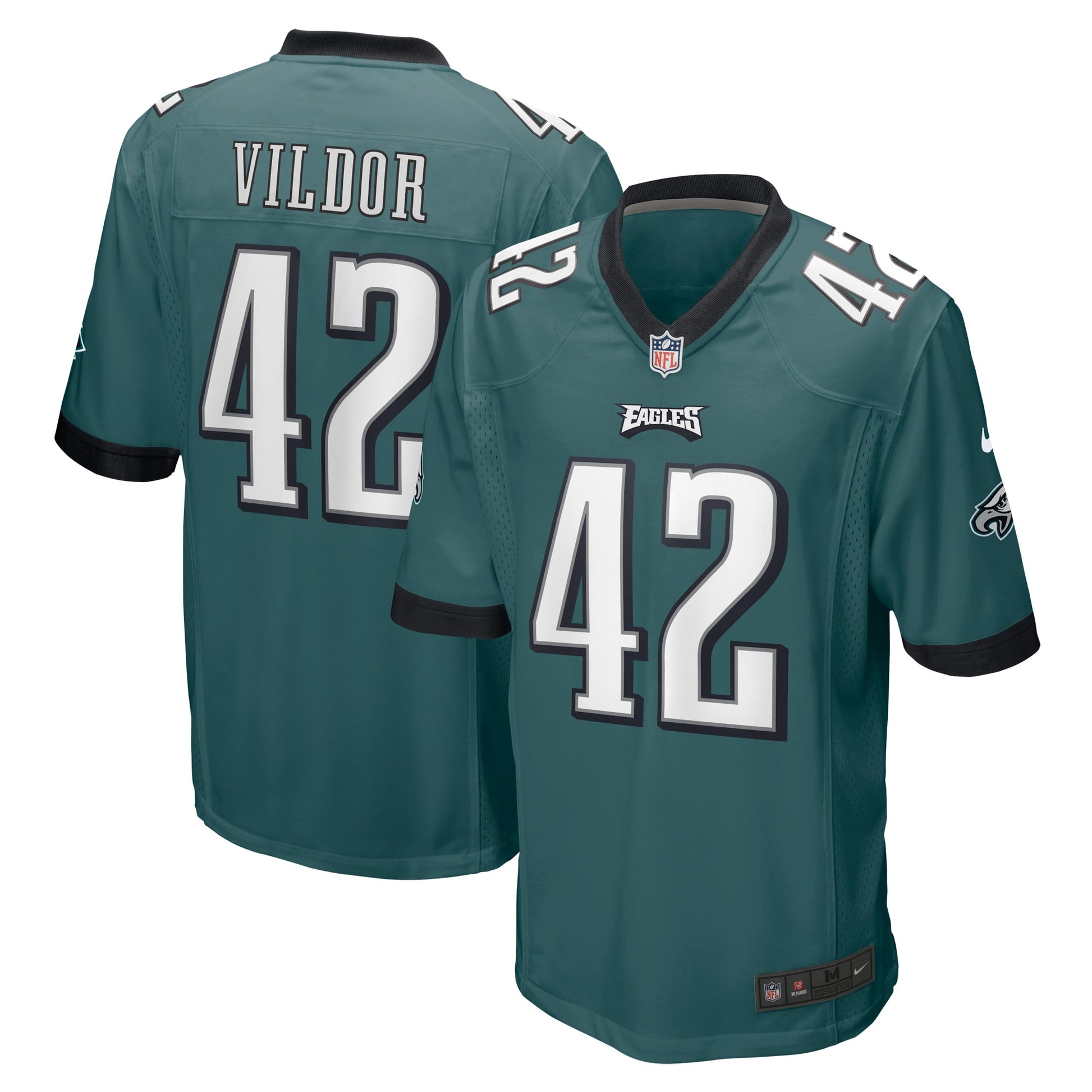 Kindle Vildor Philadelphia Eagles green jersey