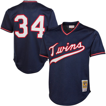 Kirby Puckett Minnesota Twins navy Cooperstown jersey
