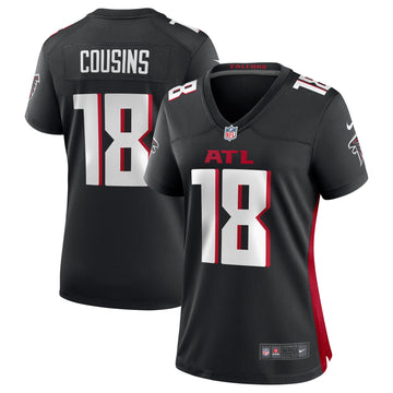 Kirk Cousins Atlanta Falcons black Game jersey