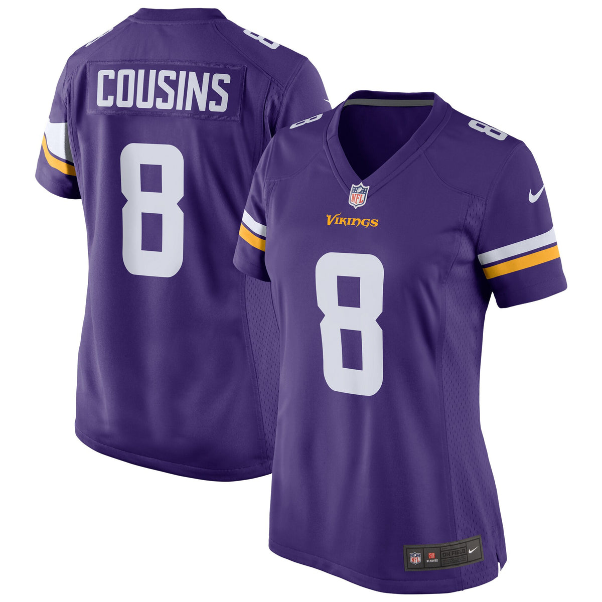 Kirk Cousins Minnesota Vikings purple jersey