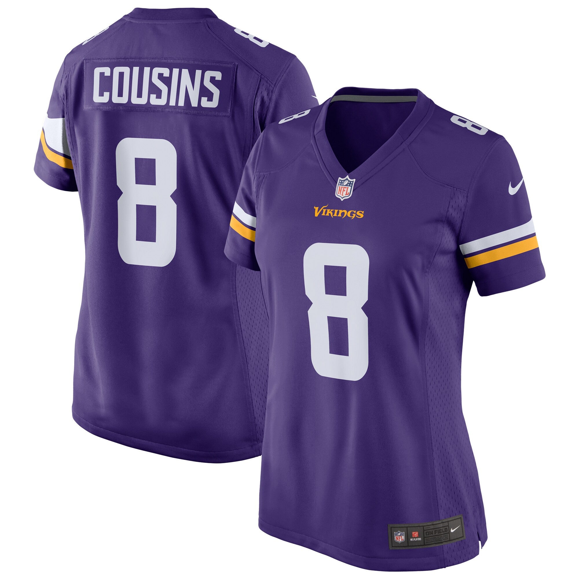 Kirk Cousins Minnesota Vikings purple jersey
