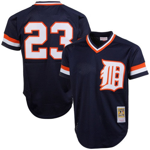 Kirk Gibson Detroit Tigers navy Cooperstown jersey