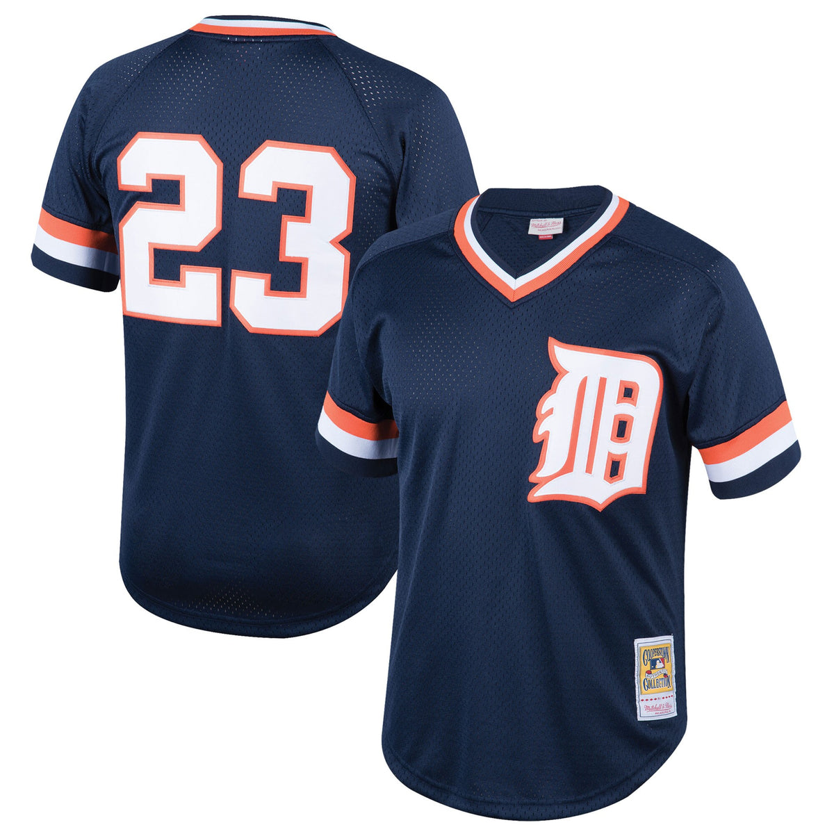 Kirk Gibson Detroit Tigers navy Cooperstown jersey