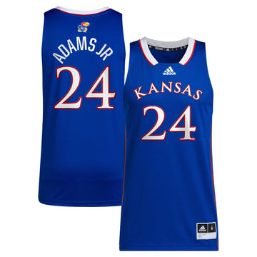 Kj Adams Jr Kansas Jayhawks royal jersey