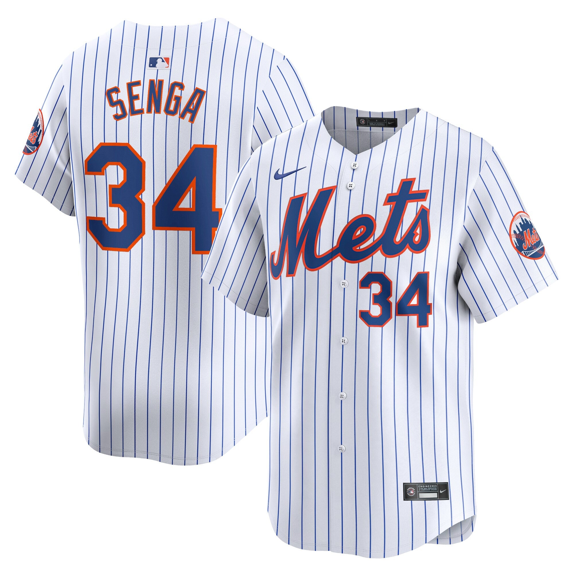 Kodai Senga New York Mets white Limited jersey
