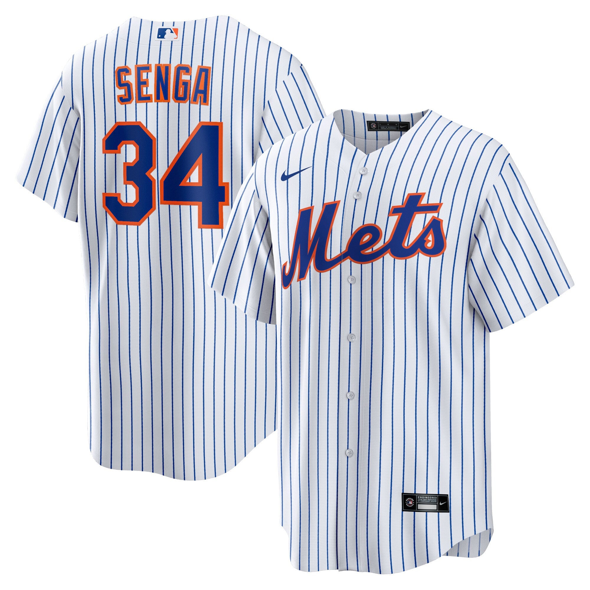 Kodai Senga New York Mets white Home jersey
