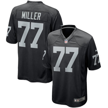 Kolton Miller Las Vegas Raiders black Game jersey
