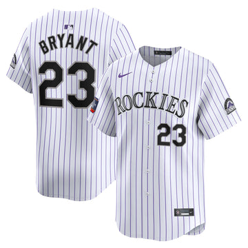Kris Bryant Colorado Rockies white Limited jersey