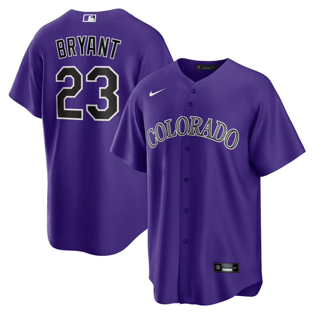 Kris Bryant Colorado Rockies purple Alternate jersey