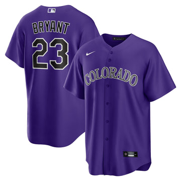 Kris Bryant Colorado Rockies purple Alternate jersey