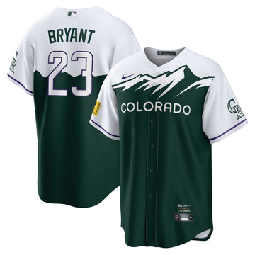 Kris Bryant Colorado Rockies green City Connect jersey