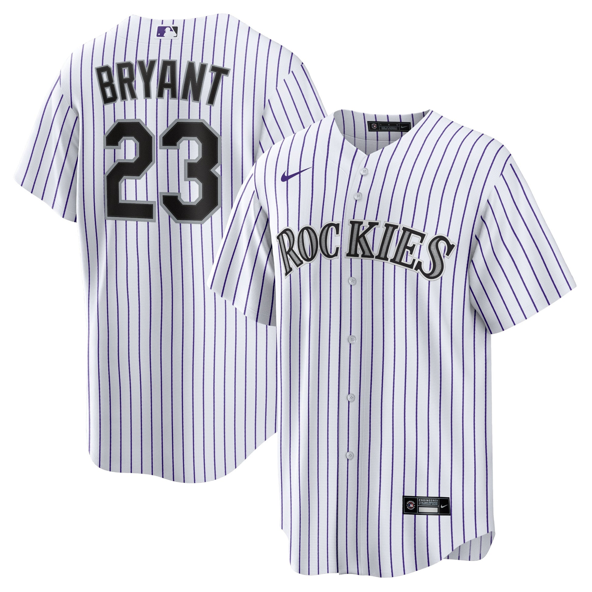 Kris Bryant Colorado Rockies white jersey