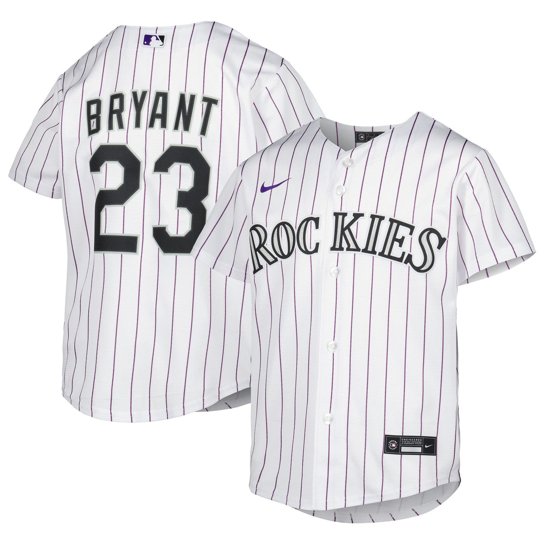 Kris Bryant Colorado Rockies white Alternate jersey