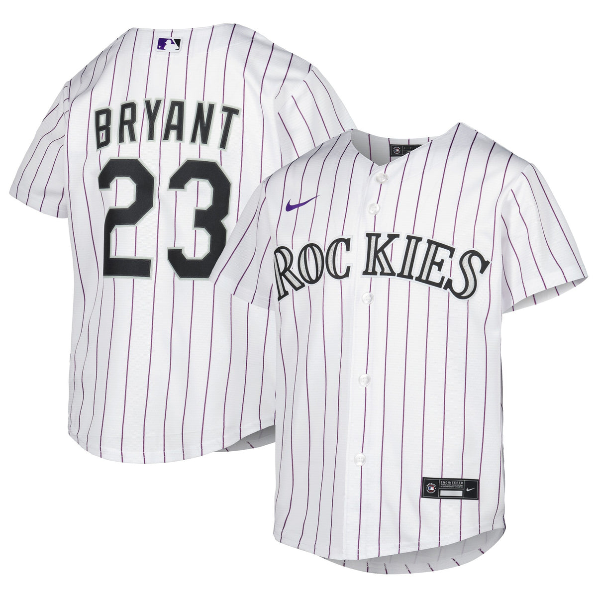 Kris Bryant Colorado Rockies white Alternate jersey