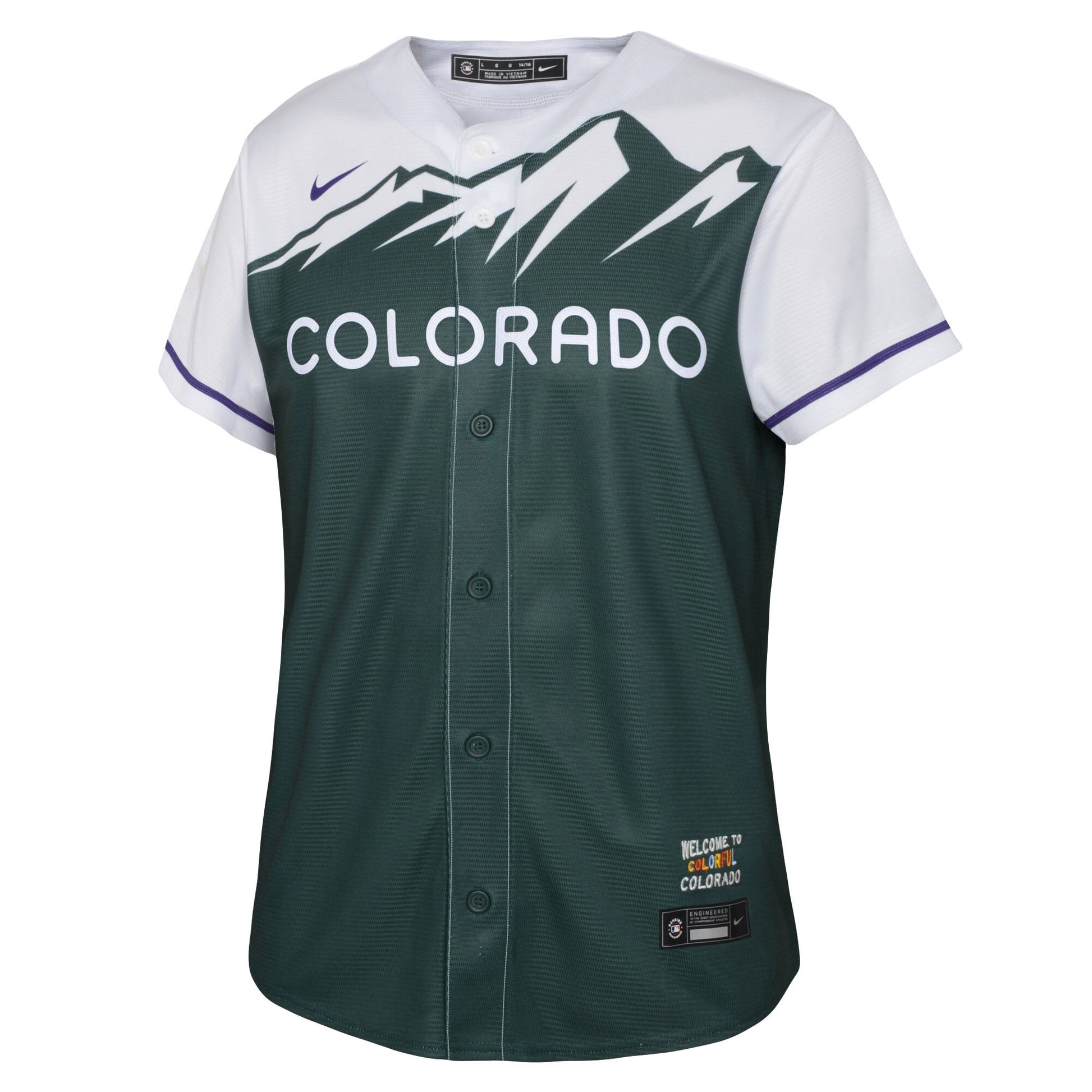 Kris Bryant Colorado Rockies green City Connect jersey