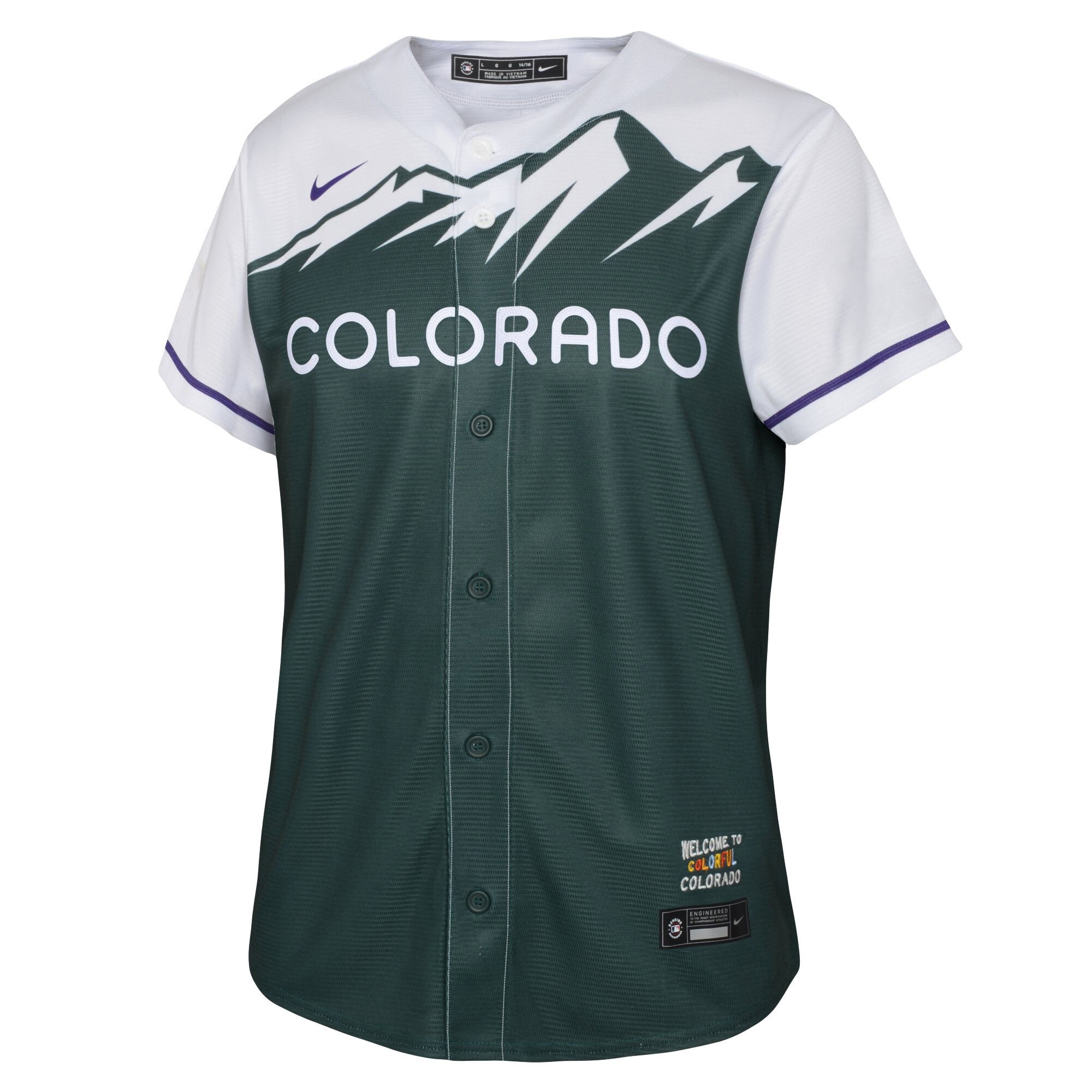 Kris Bryant Colorado Rockies green City Connect jersey