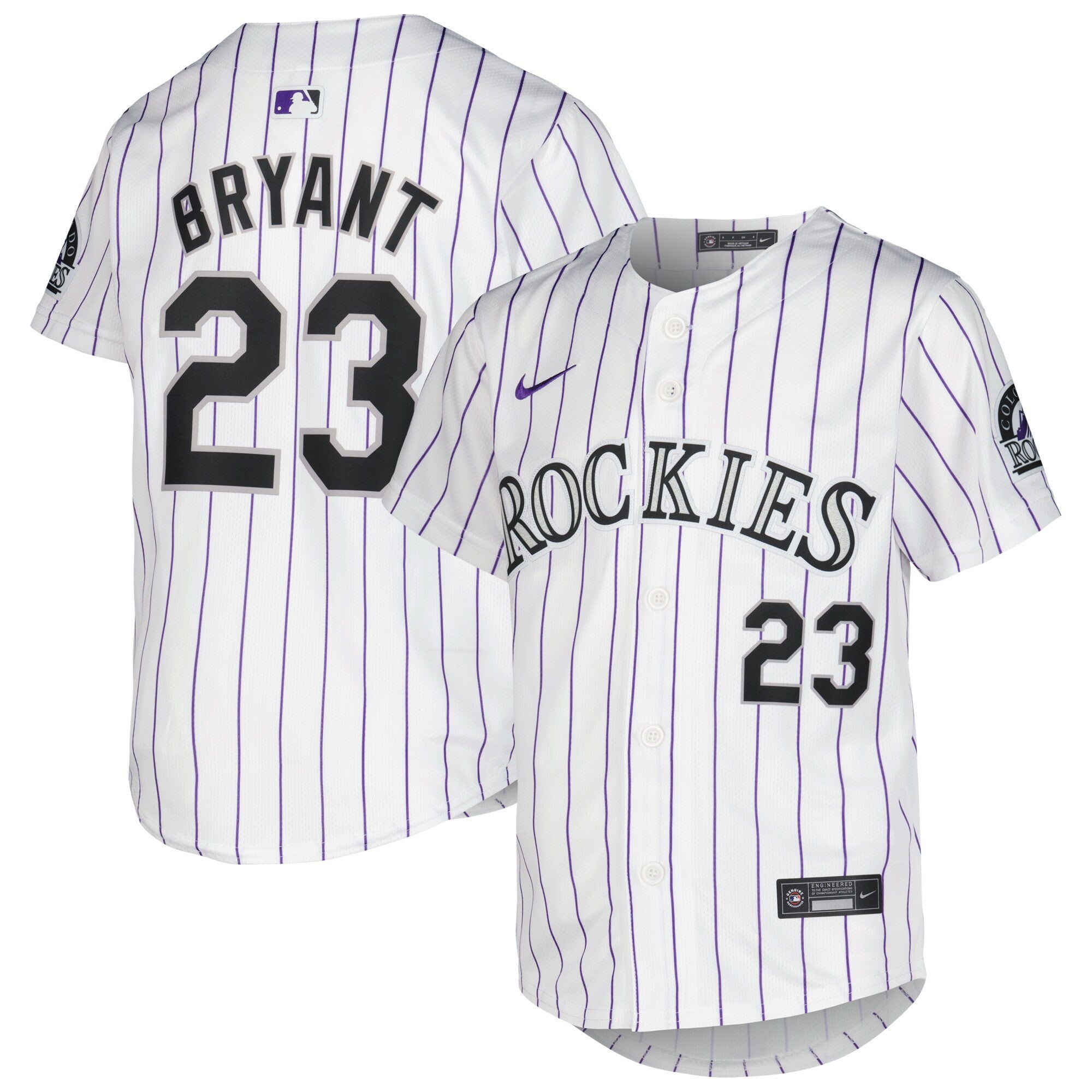 Kris Bryant Colorado Rockies white Limited jersey