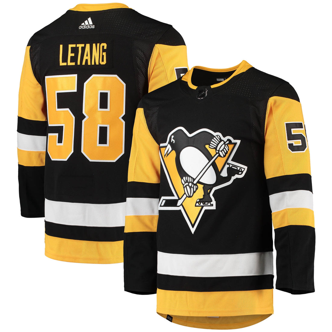 Kris Letang Pittsburgh Penguins black Home jersey