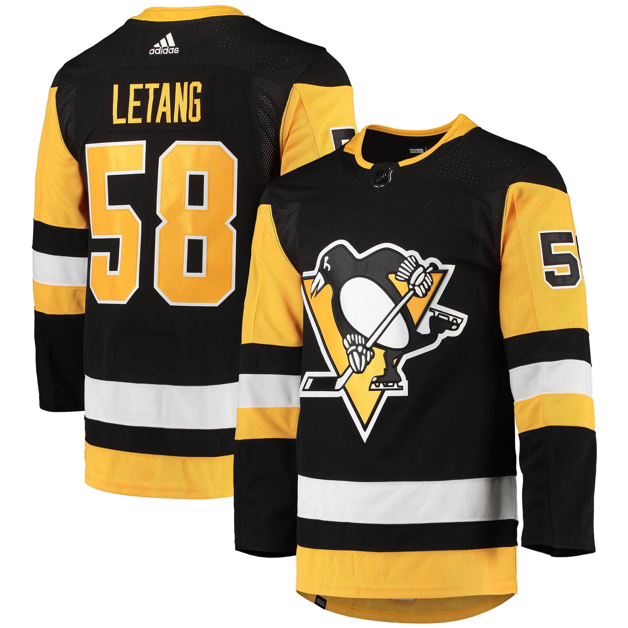 Kris Letang Pittsburgh Penguins black Home jersey