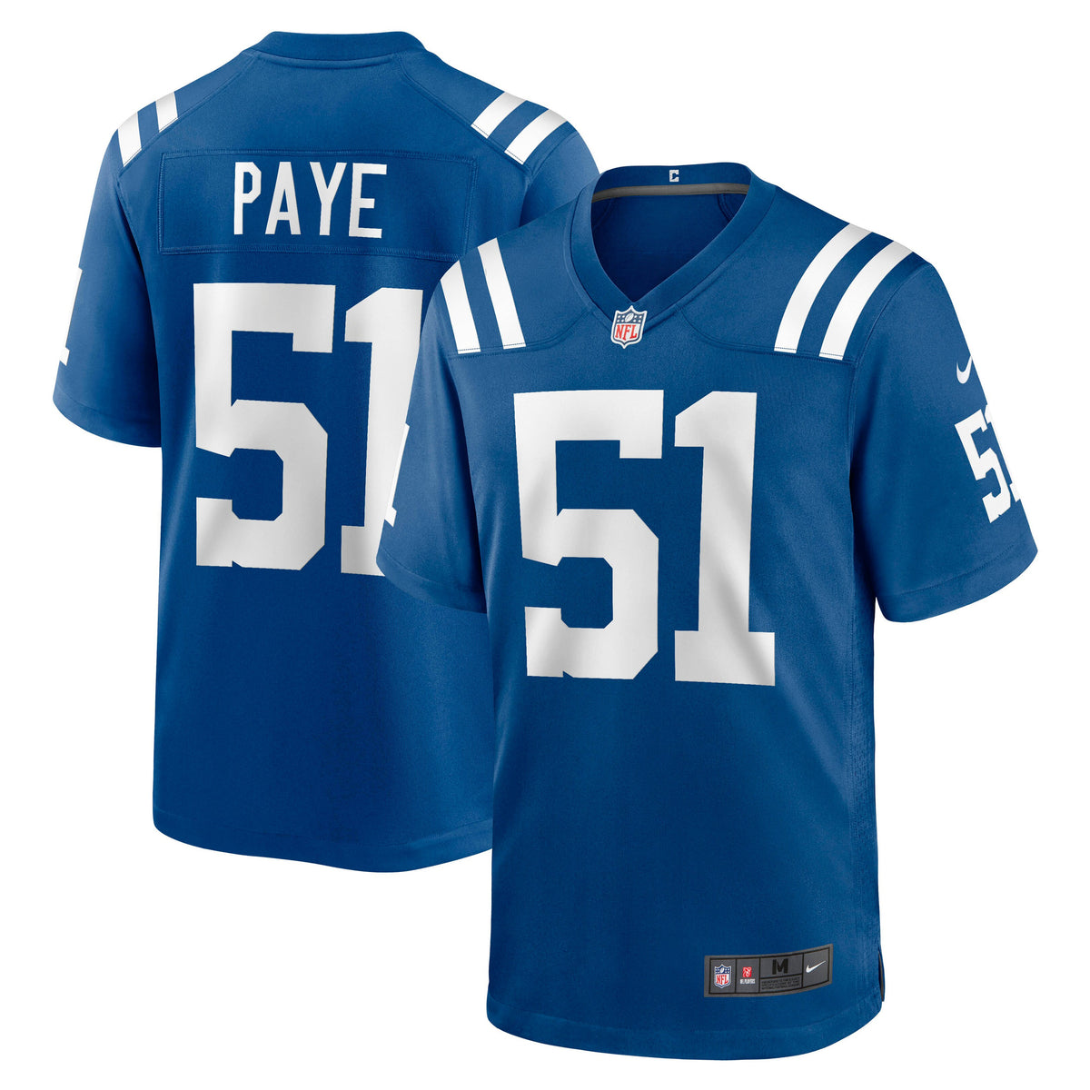 Kwity Paye Indianapolis Colts royal jersey