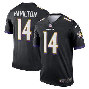 Kyle Hamilton Baltimore Ravens black Legend jersey